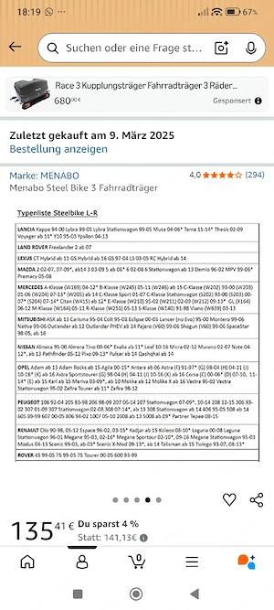 Fahrradträger Bild 4