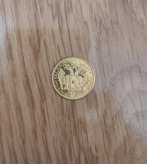 Historische Goldmünze - Dukat Franz Joseph I. Österreich Bild 2