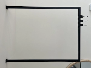 Metall Kleiderstange von 80x60cm