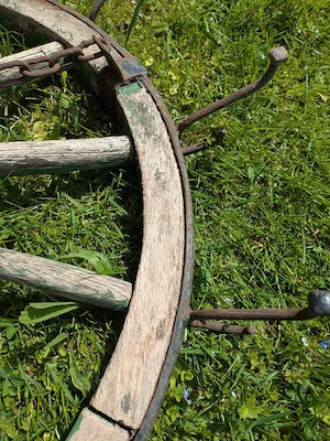 altes Wagenrad  Bild 3