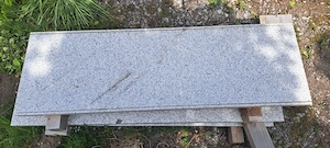 Granitplatten Mauerabdeckung  Bild 2