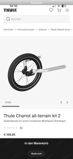 Thule Chariot all-terrain kit 2 Bild 3