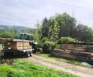 Bauholz Fichte - Dachlatten und Balken