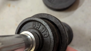 Hanteltrainingsset gesamt ca. 55 Kg Bild 2