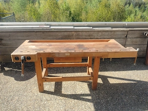 Hobelbank Werkbank mit Schublade 