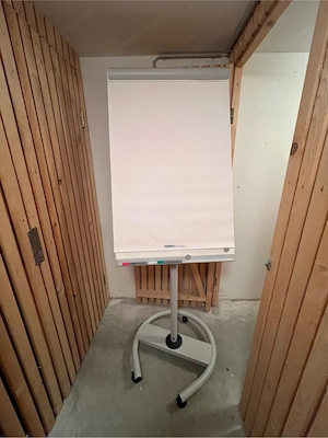 Flipchart   Magnetoplan Präsentationstafel inkl. Papier