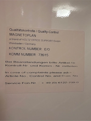 Flipchart   Magnetoplan Präsentationstafel inkl. Papier Bild 3