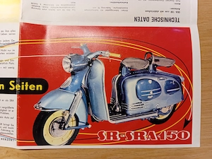 Farbposter von PUCH SR 150