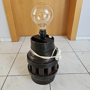 Alte Radnabe - Lampe Bild 2