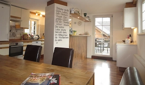 Privatzimmer Bäumlegasse Dornbirn für ein paar Wochen Monate mit gr. Wohn- Essküche und Terrasse Bild 5