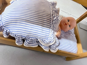 Babystockbett vintage inklusive 2 Babys gratis Bild 3