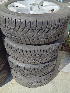 Verkaufe Alufelgen mit Winterreifen 205 55 R16. 91 H Bild 2