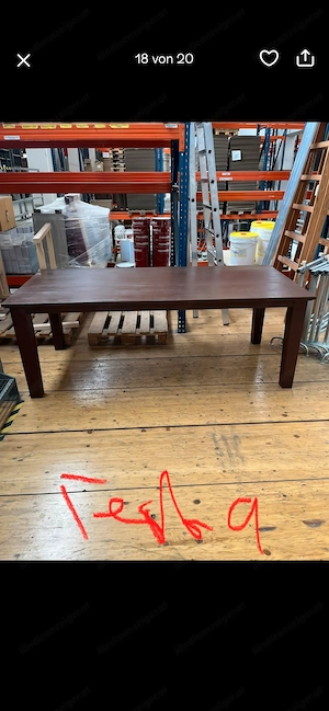 Sehr stabiler Esszimmer Tisch Bild 8
