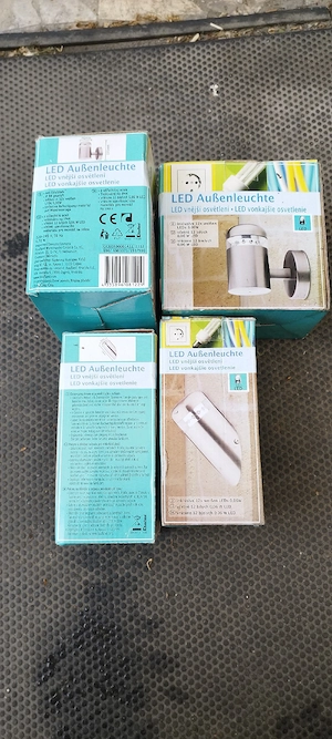 Außenleuchte Edelstahl LED,4 Stück Bild 2