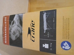 Massageliege (Crane) originalverpacht Bild 2