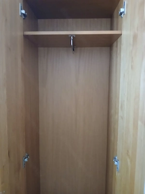 3-teilige Garderobe Vollholz mit Spiegel Bild 3