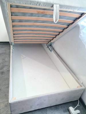 Funktionsbett (90x200) mit Stauraum & verstellbarem Kopfteil Bild 4