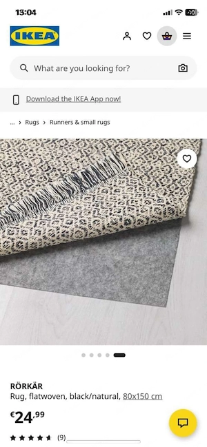  IKEA Rörkar Teppich Bild 3