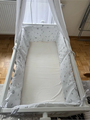 Babywiege 40x90 mit Wiegefunktion   komplett Bild 4