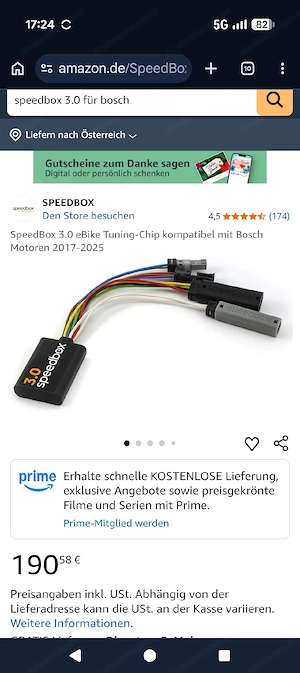 Speedbox 3.0 für Bosch Ebike Tuning