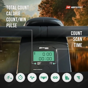 Rudergerät HS-030R Boost Blau Bild 2