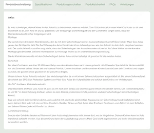 Maxi-Cosi Axiss Bild 5
