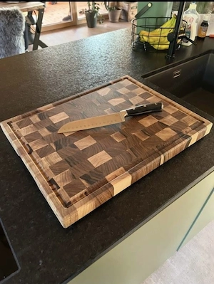 schneidebrett holz handgefertigt Bild 2