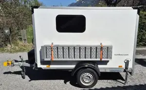 Kofferanhänger für mehrere Verwendungen z.B. als Motorradtransporter oder Minicamper Bild 3