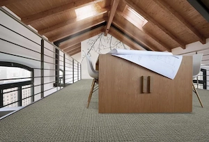 Urban Retreat 202 Sage Teppichfliesen von Interface Bild 3