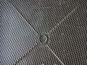 Garten Tisch aus Stahl Schwarz beschichtet Bild 4