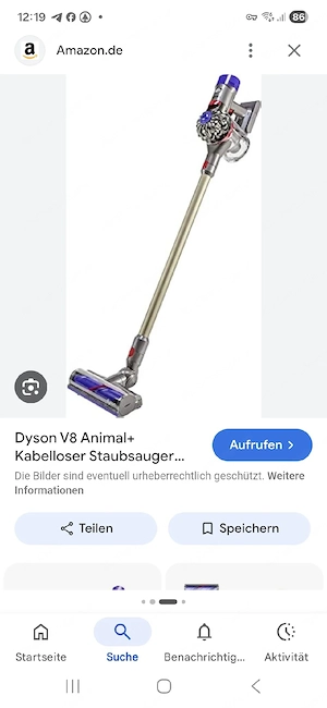 Dyson V8 Staubsauger 