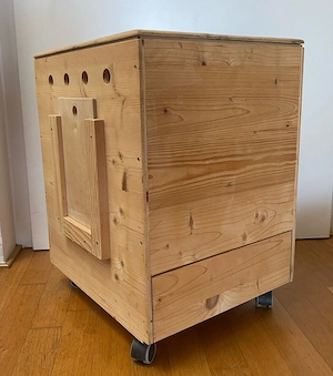 Wurmkiste gebraucht aus Holz