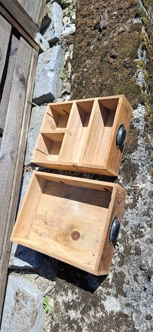 alte Holzschubladen Bild 4