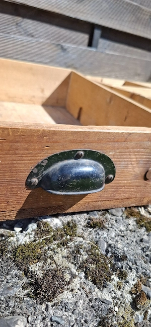 alte Holzschubladen Bild 2
