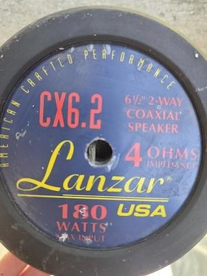 Lanzar CX6.2 6   Zoll 2-Wege-Koaxiallautsprecher Bild 2