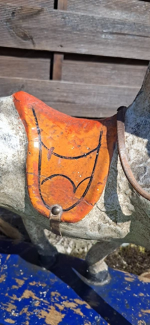 ANTIKES Spielzeug Pferd Bild 2