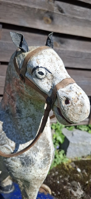 ANTIKES Spielzeug Pferd Bild 3