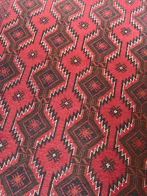 Orientteppich Schurwolle 216 x 118 cm Bild 2