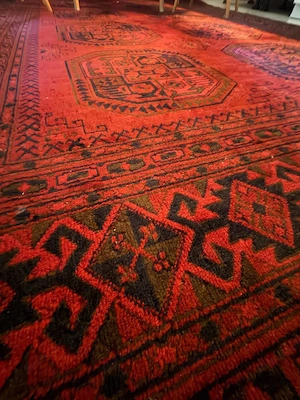 Orientteppich Schurwolle 294 x 199 cm Bild 2