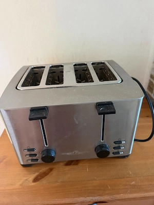 4-fach Toaster Edelstahl von Proficook Bild 3