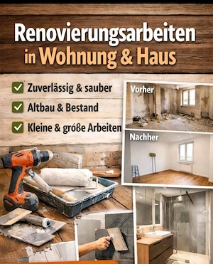 Verputz & Maler   Reparatur, Spachtel, sauber & schnell Bild 4