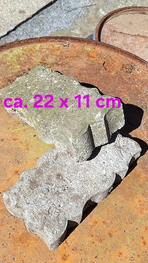 Pflastersteine Beton geschwungen