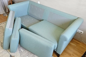 Design-Couch erpo   hochwertig, kaum genutzt, mintgrün türkis Bild 2