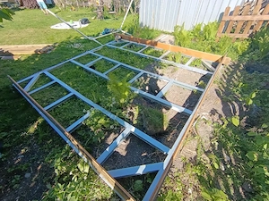 Fundamentrahmen Gartenhaus  Bild 2