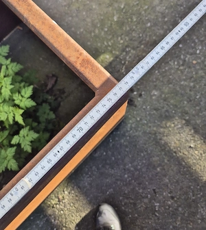 Pflanzkasten aus Metall (Rostlook) Bild 4