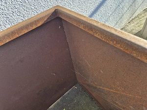 Pflanzkasten aus Metall (Rostlook) Bild 5