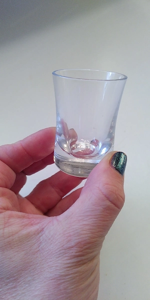 Schnapsglas   Stamperl zu verschenken