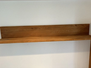 Wohnwand aus holz Bild 4