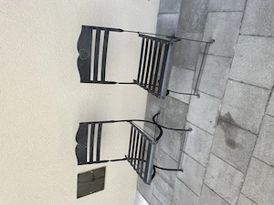 Gartenstühle aus Metall