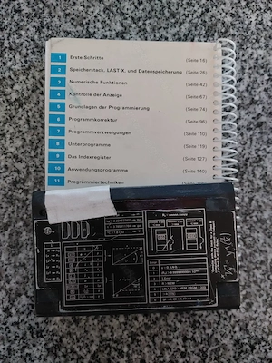 Rarität 1980er Jahre: HP-11C Taschenrechner, inkl. Bedienungsanleitung  Bild 2